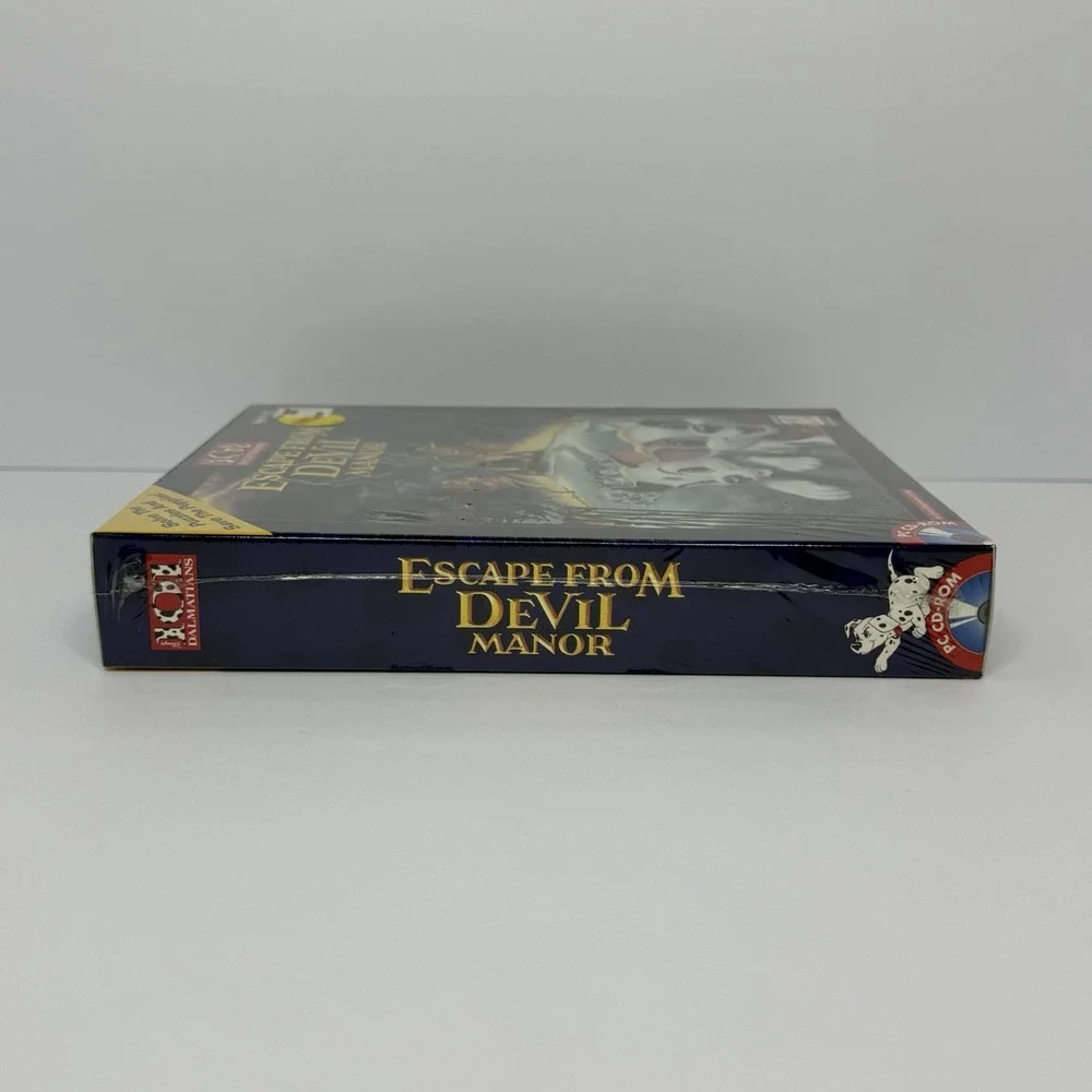 Disney 101 Dalmatians Escape From DeVil Manor Big Box PC CD-ROM Brand New Sealed